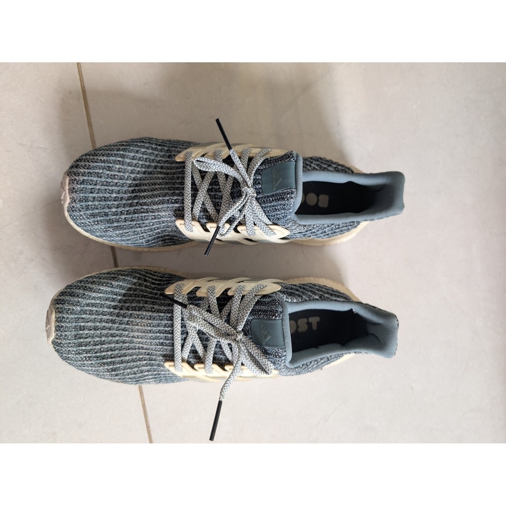 Adidas UltraBoost 4.0 Mens Grey Cream Running Shoes CM8272 Primeknit Sneaker - Picture 1 of 11